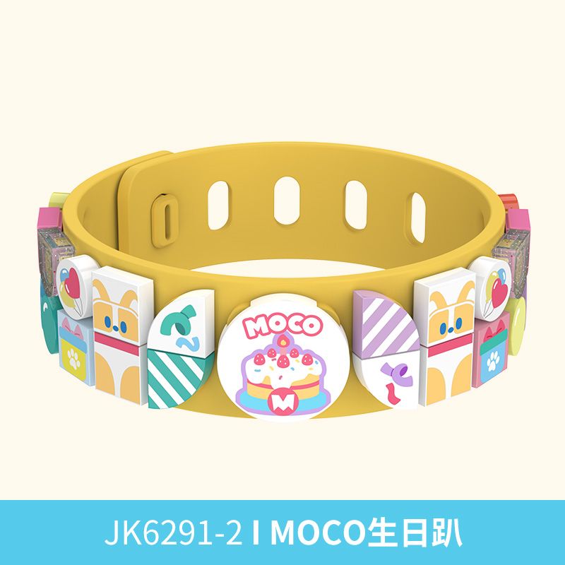 JAKI JK6291-1 6291-1 JK6291-2 6291-2 JK6291-3 6291-3 JK6291-4 6291-4 non  JAKI×FLYING DOG MOCO VÒNG TAY ĐỒNG THƯƠNG HIỆU 4 KIỂU NGỌT NGÀO MÁT MẺ SINH NHẬT KHÔNG GIAN BÃI BIỂN MÙA HÈ bộ đồ chơi xếp lắp ráp ghép mô hình Dots FASHION BRACELET