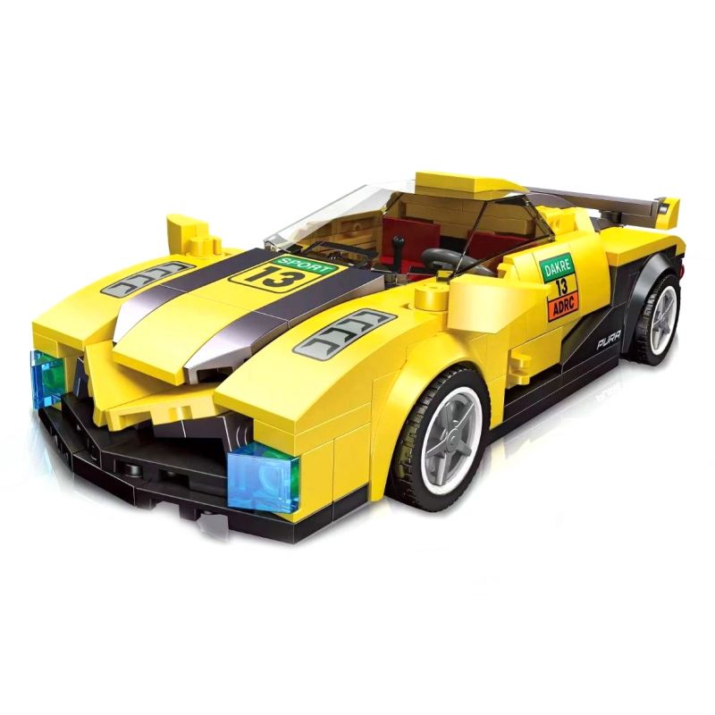 JIESTAR 58016 non Lego NHỰA ĐƯỜNG MASERATI EVANTRA PURA bộ đồ chơi xếp lắp ráp ghép mô hình Speed Champions Racing Cars MAZZANTI EVANTRA PURA Đua Xe Công Thức 247 khối