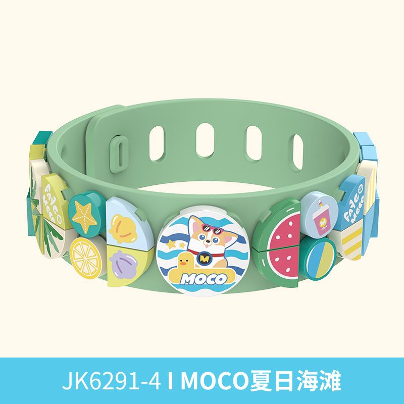 JAKI JK6291-1 6291-1 JK6291-2 6291-2 JK6291-3 6291-3 JK6291-4 6291-4 non  JAKI×FLYING DOG MOCO VÒNG TAY ĐỒNG THƯƠNG HIỆU 4 KIỂU NGỌT NGÀO MÁT MẺ SINH NHẬT KHÔNG GIAN BÃI BIỂN MÙA HÈ bộ đồ chơi xếp lắp ráp ghép mô hình Dots FASHION BRACELET