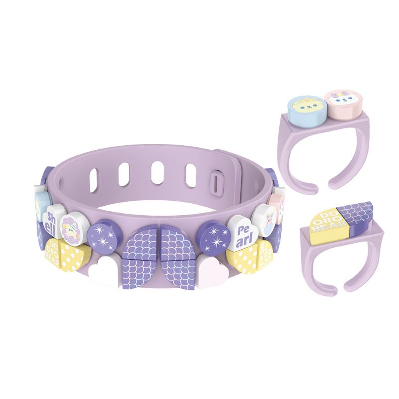 JAKI JK6281-4 6281-4 JK6281-1 6281-1 JK6281-2 6281-2 JK6281-3 6281-3 non  JAKI bộ đồ chơi xếp lắp ráp ghép mô hình Seasonal FASHION BRACELET Mùa Lễ Hội