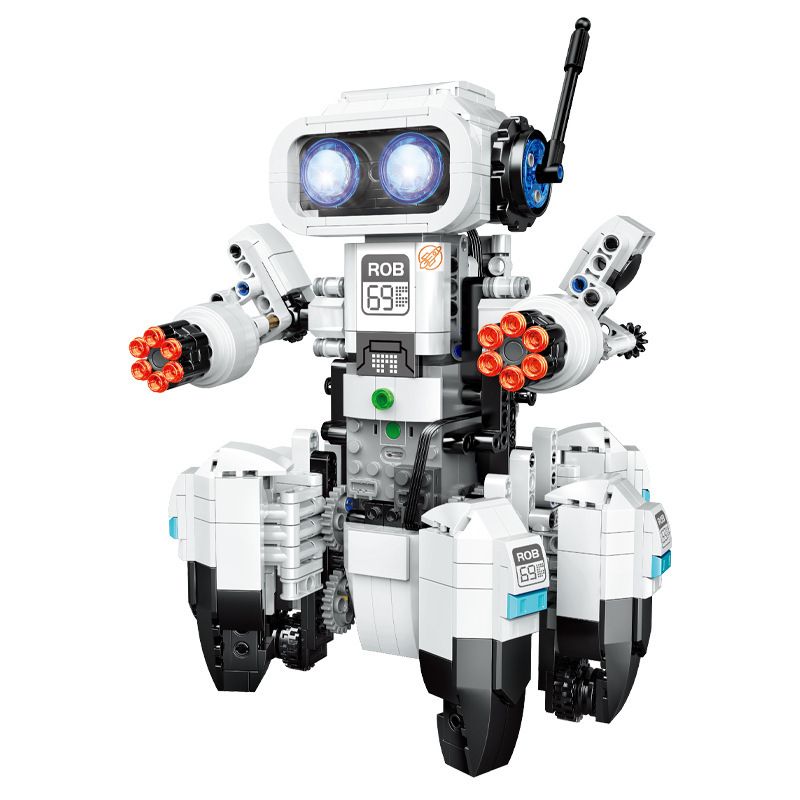 Decool 3902 Jisi 3902 non Lego CẦU VỒNG HEXAPOD ROBOT bộ đồ chơi xếp lắp ráp ghép mô hình 816 khối