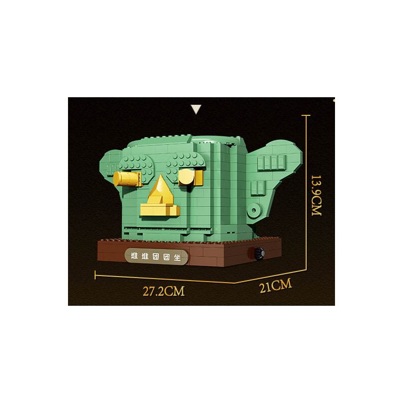 SHENZHEN RAEL ENTERTAINMENT 60018 non  LẨU TIANFU LIFE bộ đồ chơi xếp lắp ráp ghép mô hình The Awakening Of Sanxingdui Glory 570 khối