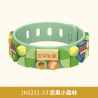 JAKI JK6231-1 6231-1 JK6231-2 6231-2 JK6231-3 6231-3 JK6231-4 6231-4 non  JAKI×BA SÓC NỐI VÒNG TAY 4 KIỂU ĂN VẶT MÙA HÈ MAY MẮN NĂM MỚI NUT FOREST TIỆC SINH NHẬT bộ đồ chơi xếp lắp ráp ghép mô hình Dots FASHION BRACELET