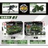 LEYI 88020 non  XE BỌC THÉP TẤN CÔNG KIỂU 11 bộ đồ chơi xếp lắp ráp ghép mô hình Military Army MILITARY TANK TYPE 11 WHEELED ARMORED ASSAULT VEHICLE Quân Sự Bộ Đội 488 khối