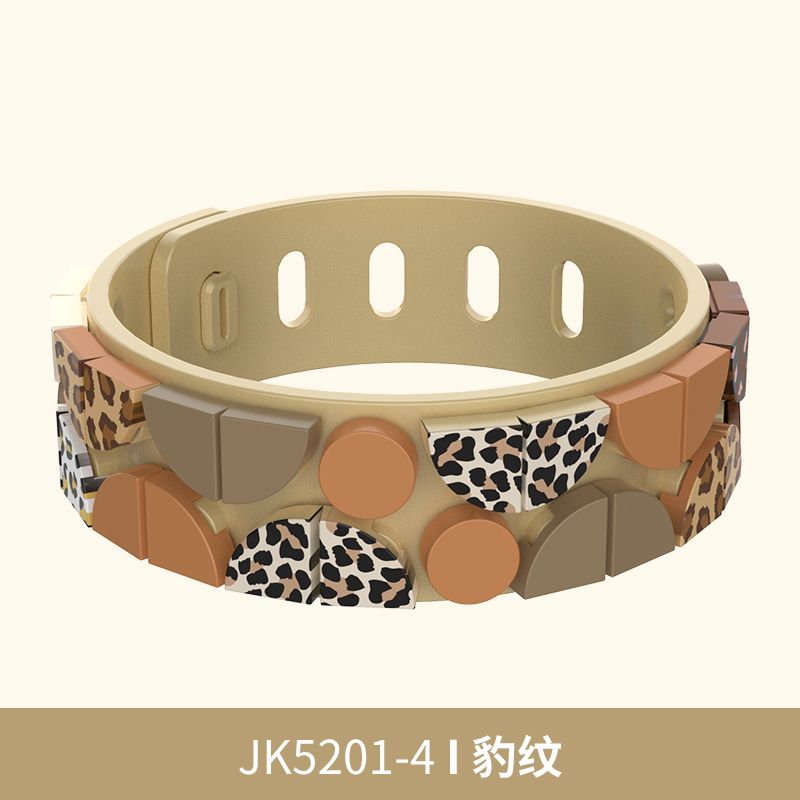 JAKI JK6505 6505 non  VÒNG TAY SÁNG TẠO JAKI 4 PHONG CÁCH MILLENNIAL STYLE PUNK SPOTS CLASSIC LEOPARD PRINT bộ đồ chơi xếp lắp ráp ghép mô hình Dots FASHION BRACELET