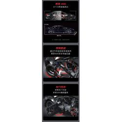 TOP TOY YC-DZ022 DZ022 YCDZ022 non  HECHUANG A06 HIỆU SUẤT CHẠY ĐIỆN THÔNG MINH THUẦN TÚY tỷ lệ 1:12 bộ đồ chơi xếp lắp ráp ghép mô hình  Kỹ Thuật Công Nghệ Cao Mô Hình Phương Tiện