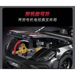TOP TOY YC-DZ022 DZ022 YCDZ022 non  HECHUANG A06 HIỆU SUẤT CHẠY ĐIỆN THÔNG MINH THUẦN TÚY tỷ lệ 1:12 bộ đồ chơi xếp lắp ráp ghép mô hình  Kỹ Thuật Công Nghệ Cao Mô Hình Phương Tiện