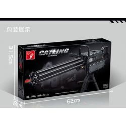 TA GAOLE T2036 2036 non  SÚNG MÁY GATLING bộ đồ chơi xếp lắp ráp ghép mô hình  GATLING CANNON Kỹ Thuật Công Nghệ Cao Mô Hình Phương Tiện 1808 khối