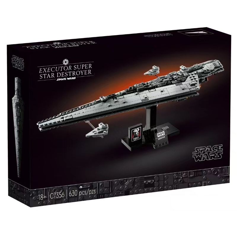 NOT Lego EXECUTOR SUPER STAR DESTROYER 75356 C7356 7356 xếp lắp ráp ghép mô hình KẺ HỦY DIỆT SIÊU SAO Star Wars Chiến Tranh Giữa Các Vì Sao 630 khối