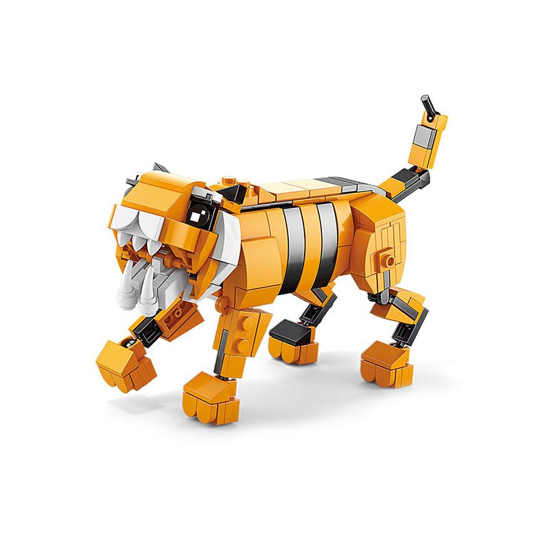 ACHKO 10025 non Lego SIBERIAN MECHAHỔ bộ đồ chơi xếp lắp ráp ghép mô hình Creator 3 In 1 SIBERIAN ROBOT TIGER TIGER Sáng Tạo Với 3 Mẫu 211 khối