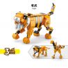 ACHKO 10025 non  SIBERIAN MECHAHỔ bộ đồ chơi xếp lắp ráp ghép mô hình Creator 3 In 1 SIBERIAN ROBOT TIGER TIGER Sáng Tạo Với 3 Mẫu 211 khối