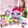 HUIMEI STAR CITY XING DOU CHENG HM065 Xếp hình kiểu    Pink Supermarket Siêu Thị Màu Hồng 95 khối