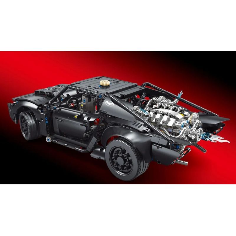 TA GAOLE T5029 5029 non  XE DƠI tỷ lệ 1:10 bộ đồ chơi xếp lắp ráp ghép mô hình The  Batman Movie BATMOBILE Người Dơi Bảo Vệ Gotham 1828 khối