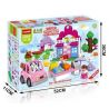 HUIMEI STAR CITY XING DOU CHENG HM065 Xếp hình kiểu    Pink Supermarket Siêu Thị Màu Hồng 95 khối