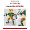 ACHKO 10024 non  SIBERIAN MECHATIGER CÁ SẤU bộ đồ chơi xếp lắp ráp ghép mô hình Creator 3 In 1 SIBERIAN ROBOT TIGER CROCODILE Sáng Tạo Với 3 Mẫu 194 khối