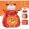 HENGTAI 92038A non  BAO LÌ XÌ TRUNG THU KỶ SỬU bộ đồ chơi xếp lắp ráp ghép mô hình TIMESPRITE 457 khối