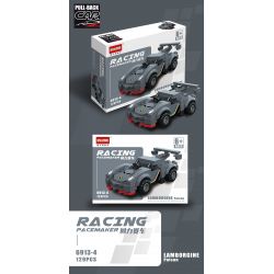 HSANHE 6913 non  MANG ĐUA 6 MÔ HÌNH bộ đồ chơi xếp lắp ráp ghép mô hình Racers RACING PACEMAKER Đua Tốc Độ 763 khối