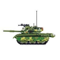 KUYU MOXING KY7066 7066 non  XE TĂNG CHIẾN ĐẤU CHỦ LỰC KIỂU 99 bộ đồ chơi xếp lắp ráp ghép mô hình Military Army ELITE GOF TANK Quân Sự Bộ Đội 554 khối