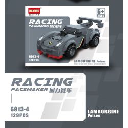 HSANHE 6913 non  MANG ĐUA 6 MÔ HÌNH bộ đồ chơi xếp lắp ráp ghép mô hình Racers RACING PACEMAKER Đua Tốc Độ 763 khối