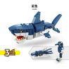 ACHKO 10023 non  SIBERIAN MECHATIGER CÁ MẬP bộ đồ chơi xếp lắp ráp ghép mô hình Creator 3 In 1 SIBERIAN ROBOT TIGER SHARK Sáng Tạo Với 3 Mẫu 188 khối