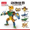 ACHKO 10023 non  SIBERIAN MECHATIGER CÁ MẬP bộ đồ chơi xếp lắp ráp ghép mô hình Creator 3 In 1 SIBERIAN ROBOT TIGER SHARK Sáng Tạo Với 3 Mẫu 188 khối
