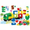 HUIMEI STAR CITY XING DOU CHENG HM108 Xếp hình kiểu    The Train Have Some Blocks Tàu Hỏa Với Các Khối Xếp Số 80 khối