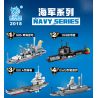 KUYU MOXING 2018 non  HẢI QUÂN 4 PHONG CÁCH bộ đồ chơi xếp lắp ráp ghép mô hình Military Army NAVY Quân Sự Bộ Đội