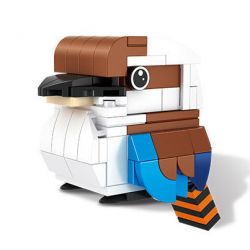 HSANHE 30003 non  ĐỘNG VẬT SÁNG TẠO 8 RÙA GẤU TRÚC THỎ SÓC HỔ TIẾNG CƯỜI CHÓ GAI SÓI YORKSHIRE bộ đồ chơi xếp lắp ráp ghép mô hình Creator CREATIVE ANIMAL 927 khối