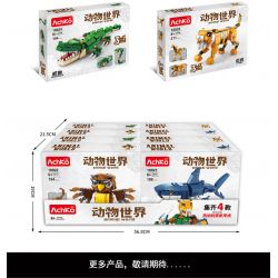 ACHKO 10022 non  SIBERIAN MECHAHỔ CÚ bộ đồ chơi xếp lắp ráp ghép mô hình Creator 3 In 1 SIBERIAN ROBOT TIGER OWL Sáng Tạo Với 3 Mẫu 194 khối