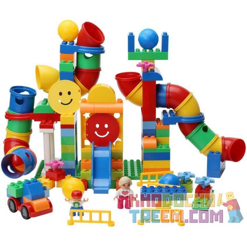 NOT Lego TUBES EXPERIMENT SET 45016 HUIMEI/STAR CITY/XING DOU CHENG HM133 xếp lắp ráp ghép mô hình ỐNG TRƯỢT CÓ HỘP NHỰA Education Học Tập 142 khối