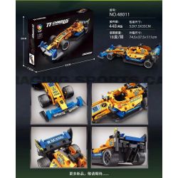 JIQILE 48011 non  XE CÔNG THỨC 1 bộ đồ chơi xếp lắp ráp ghép mô hình  Kỹ Thuật Công Nghệ Cao Mô Hình Phương Tiện 448 khối