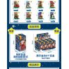 SEMBO 601157 non  HỘP BỊT MẮT GIÁNG SINH 4 KIỂU ÔNG GIÀ NOEL TRƯỢT TUYẾT TỐC ĐỘ GINGERBREAD MAN GIFT NIGHT CHRISTMAS DINNER NUTCRACKER SLEIGH SNOWMAN WITH LANTERN bộ đồ chơi xếp lắp ráp ghép mô hình