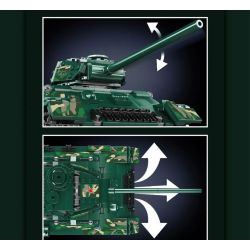 MouldKing 20015 Mould King 20015 non  XE TĂNG T-34 bộ đồ chơi xếp lắp ráp ghép mô hình Military Army T-34 MEDIUM TANK Quân Sự Bộ Đội