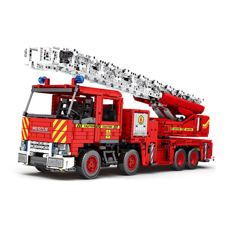 REOBRIX 22005 non Lego XE CỨU HỎA LỤC ĐỊA bộ đồ chơi xếp lắp ráp ghép mô hình Technic MECHANICAL FIRE ENGINE Kỹ Thuật Công Nghệ Cao Mô Hình Phương Tiện 3266 khối