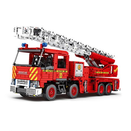 REOBRIX 22005 non  XE CỨU HỎA LỤC ĐỊA bộ đồ chơi xếp lắp ráp ghép mô hình  MECHANICAL FIRE ENGINE Kỹ Thuật Công Nghệ Cao Mô Hình Phương Tiện 3266 khối