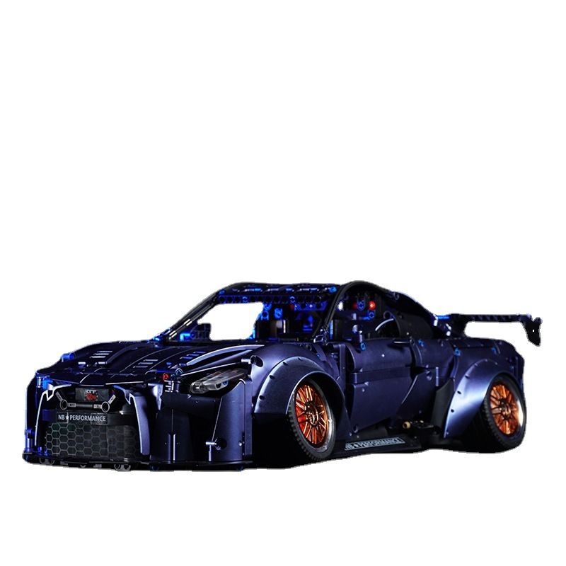 K BOX 10221 non Lego NISSAN GT-R 1:10 tỷ lệ 1:10 bộ đồ chơi xếp lắp ráp ghép mô hình Technic Kỹ Thuật Công Nghệ Cao Mô Hình Phương Tiện 2435 khối