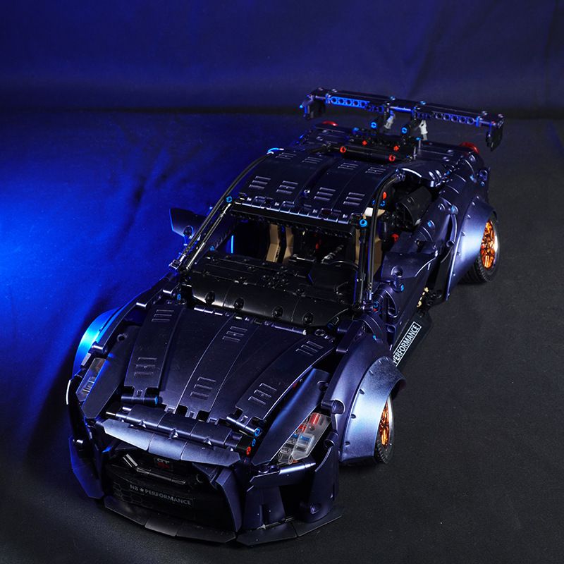 K BOX 10221 non  NISSAN GT-R 1:10 tỷ lệ 1:10 bộ đồ chơi xếp lắp ráp ghép mô hình  Kỹ Thuật Công Nghệ Cao Mô Hình Phương Tiện 2435 khối
