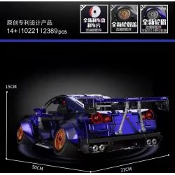K BOX 10221 non  NISSAN GT-R 1:10 tỷ lệ 1:10 bộ đồ chơi xếp lắp ráp ghép mô hình  Kỹ Thuật Công Nghệ Cao Mô Hình Phương Tiện 2435 khối