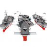 SEMBO 208122 non  BA CON TÀU tỷ lệ 1:650 bộ đồ chơi xếp lắp ráp ghép mô hình 1237 khối