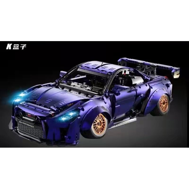 K BOX 10221 non  NISSAN GT-R 1:10 tỷ lệ 1:10 bộ đồ chơi xếp lắp ráp ghép mô hình  Kỹ Thuật Công Nghệ Cao Mô Hình Phương Tiện 2435 khối