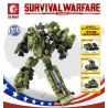SEMBO 207035 207036 207037 207038 207039 207040 207041 207042 non  GIÁP VŨ TRANG 8 KIỂU bộ đồ chơi xếp lắp ráp ghép mô hình Military Army SURVIVAL WARFARE Quân Sự Bộ Đội 689 khối