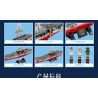 SEMBO 208121 non  TÀU LIÊU NINH tỷ lệ 1:650 bộ đồ chơi xếp lắp ráp ghép mô hình 1237 khối