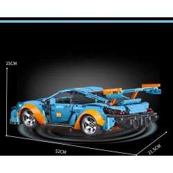 K BOX 10216 non  PORSCHE 911 GT3 1:10 tỷ lệ 1:10 bộ đồ chơi xếp lắp ráp ghép mô hình  Kỹ Thuật Công Nghệ Cao Mô Hình Phương Tiện 1883 khối