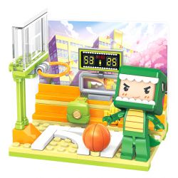 QMAN ENLIGHTEN KEEPPLEY 72030 non  MINI WORLD HAPPY CAMPUS 6 MÔ HÌNH SÂN BÓNG RỔ SÔI ĐỘNG PHÒNG VẼ TRANH NGHỆ THUẬT CHĂM SÓC SỨC KHỎE CUNG THIÊN VĂN KHOA HỌC HỒ BƠI MÁT MẺ LỚP NHỎ ẤM ÁP bộ đồ chơi xếp lắp ráp ghép mô hình Movie & Game Phim Và Trò Chơi