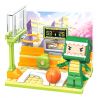 QMAN ENLIGHTEN KEEPPLEY 72030 non  MINI WORLD HAPPY CAMPUS 6 MÔ HÌNH SÂN BÓNG RỔ SÔI ĐỘNG PHÒNG VẼ TRANH NGHỆ THUẬT CHĂM SÓC SỨC KHỎE CUNG THIÊN VĂN KHOA HỌC HỒ BƠI MÁT MẺ LỚP NHỎ ẤM ÁP bộ đồ chơi xếp lắp ráp ghép mô hình Movie & Game Phim Và Trò Chơi