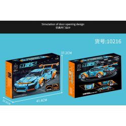 K BOX 10216 non  PORSCHE 911 GT3 1:10 tỷ lệ 1:10 bộ đồ chơi xếp lắp ráp ghép mô hình  Kỹ Thuật Công Nghệ Cao Mô Hình Phương Tiện 1883 khối