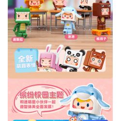 QMAN ENLIGHTEN KEEPPLEY 72030 non  MINI WORLD HAPPY CAMPUS 6 MÔ HÌNH SÂN BÓNG RỔ SÔI ĐỘNG PHÒNG VẼ TRANH NGHỆ THUẬT CHĂM SÓC SỨC KHỎE CUNG THIÊN VĂN KHOA HỌC HỒ BƠI MÁT MẺ LỚP NHỎ ẤM ÁP bộ đồ chơi xếp lắp ráp ghép mô hình Movie & Game Phim Và Trò Chơi