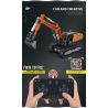 REOBRIX 22003 non  MÁY XÚC. bộ đồ chơi xếp lắp ráp ghép mô hình  MECHANICAL EXCAVATOR Kỹ Thuật Công Nghệ Cao Mô Hình Phương Tiện 1106 khối