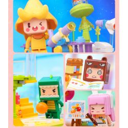 QMAN ENLIGHTEN KEEPPLEY 72030 non  MINI WORLD HAPPY CAMPUS 6 MÔ HÌNH SÂN BÓNG RỔ SÔI ĐỘNG PHÒNG VẼ TRANH NGHỆ THUẬT CHĂM SÓC SỨC KHỎE CUNG THIÊN VĂN KHOA HỌC HỒ BƠI MÁT MẺ LỚP NHỎ ẤM ÁP bộ đồ chơi xếp lắp ráp ghép mô hình Movie & Game Phim Và Trò Chơi