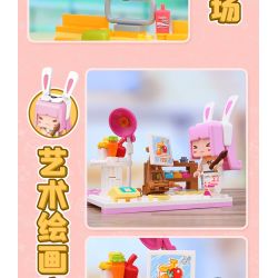 QMAN ENLIGHTEN KEEPPLEY 72030 non  MINI WORLD HAPPY CAMPUS 6 MÔ HÌNH SÂN BÓNG RỔ SÔI ĐỘNG PHÒNG VẼ TRANH NGHỆ THUẬT CHĂM SÓC SỨC KHỎE CUNG THIÊN VĂN KHOA HỌC HỒ BƠI MÁT MẺ LỚP NHỎ ẤM ÁP bộ đồ chơi xếp lắp ráp ghép mô hình Movie & Game Phim Và Trò Chơi